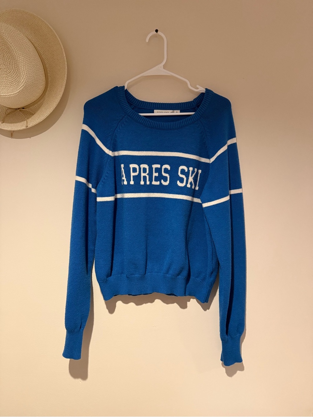 Altar’d State Blue 'Après Ski' Women's Sweater - Unbranded